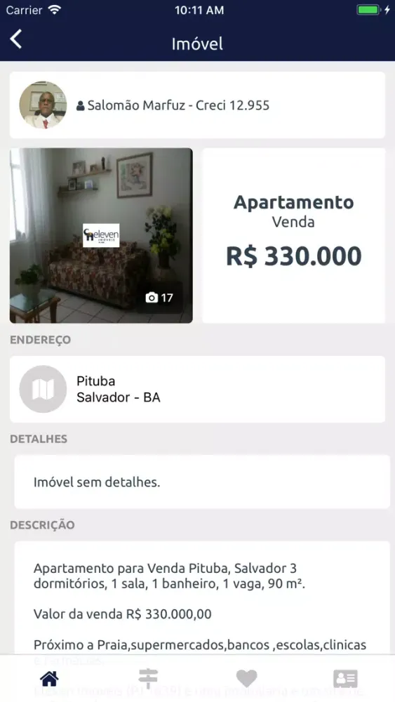 Capturas de tela do Eleven Imoveis