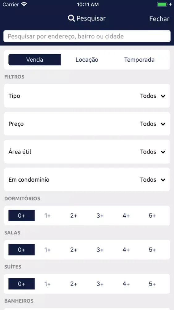 Capturas de tela do Eleven Imoveis