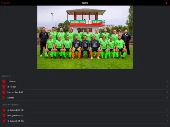 Capturas de pantalla de UNION 1861 iPad 