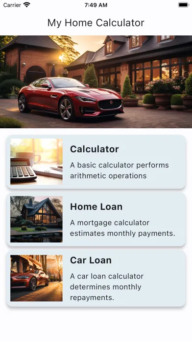 My Home Calculator应用截图