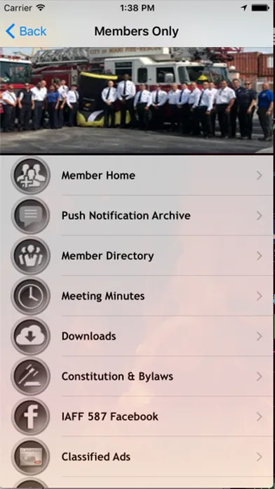 Capturas de pantalla de IAFF 587