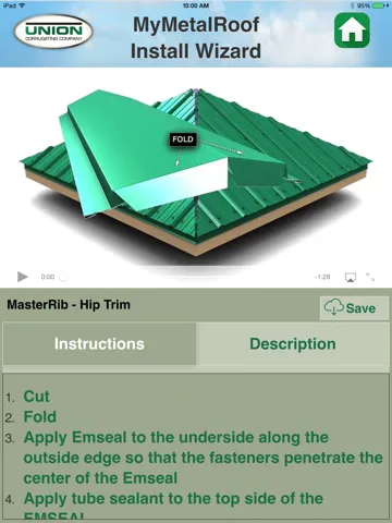 Скриншоты MyMetalRoof - Install Wizard iPad 