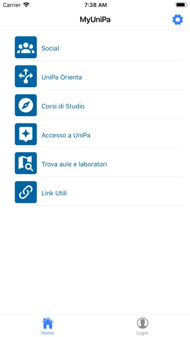 UNIPA in tasca سکرین شاٹس