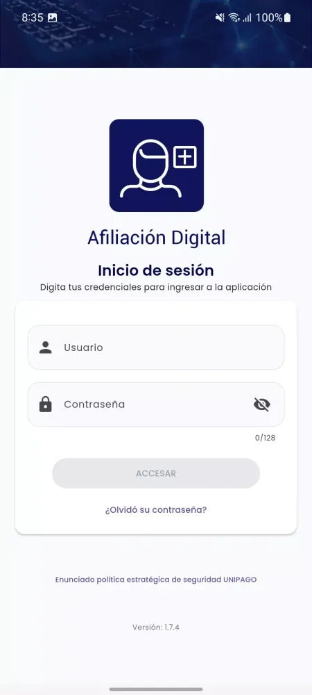Afiliacion Digital应用截图