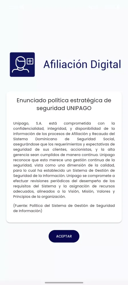 Afiliacion Digital应用截图