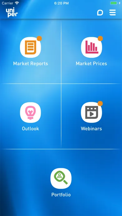 Uniper Market Solutions App 스크린샷