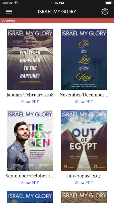 Israel My Glory Magazine应用截图