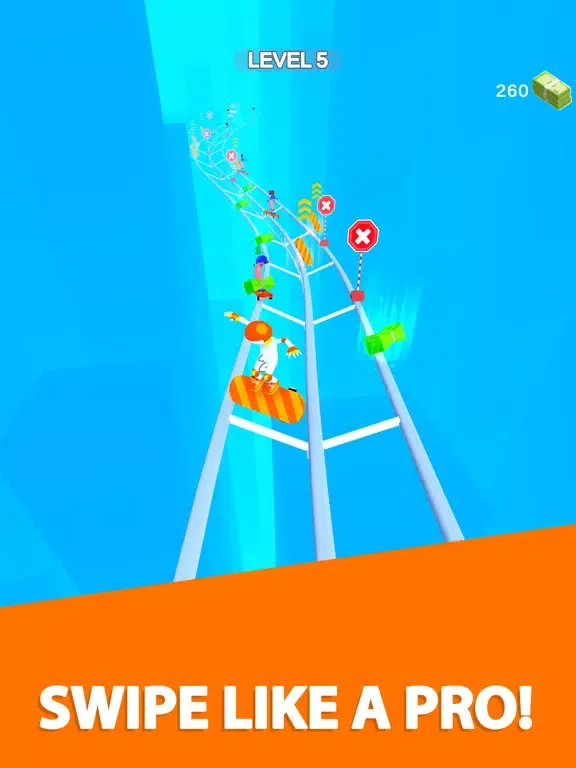 Skateboard Rush 3D iPad 應用截圖