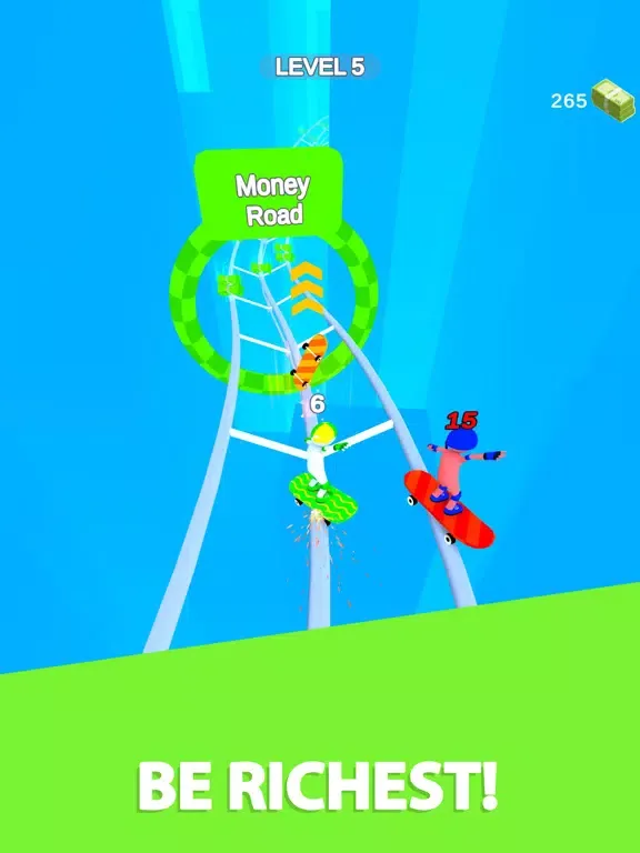 Skateboard Rush 3D iPad 應用截圖
