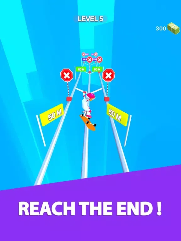 Skateboard Rush 3D iPad 應用截圖