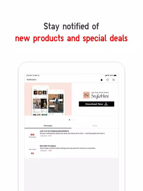 صور UNIQLO ID iPad 