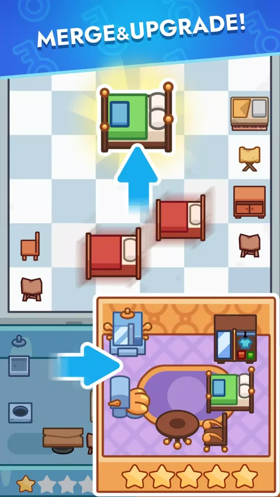 Captures d'écran de Royal Hotel: idle game