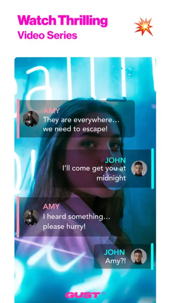 Gust – Chat Stories with video স্ক্রিনশট