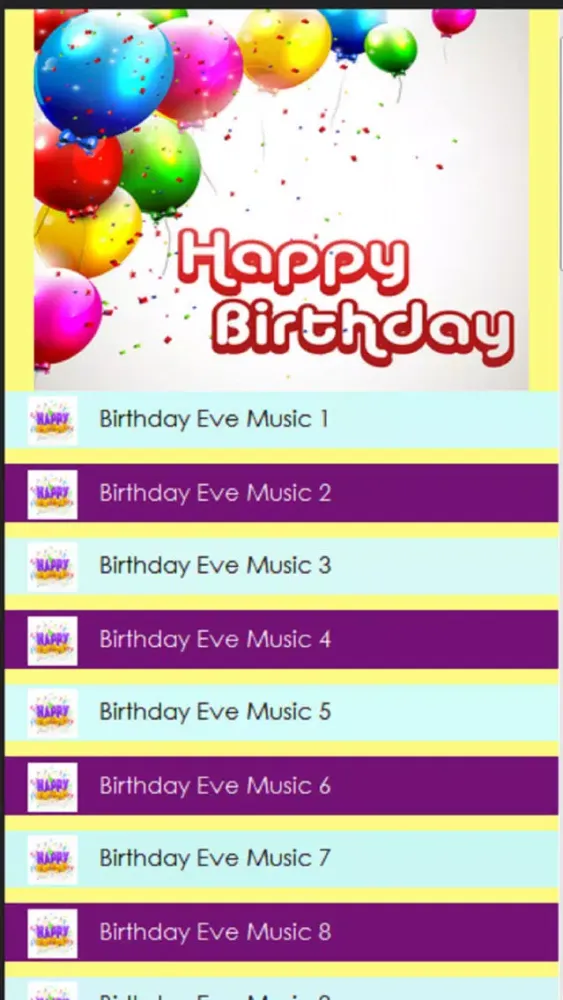 Unique Birthday Songs Screenshots