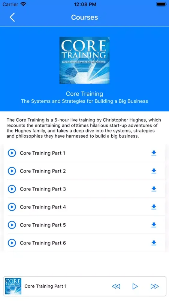 Core Training स्क्रीनशॉट