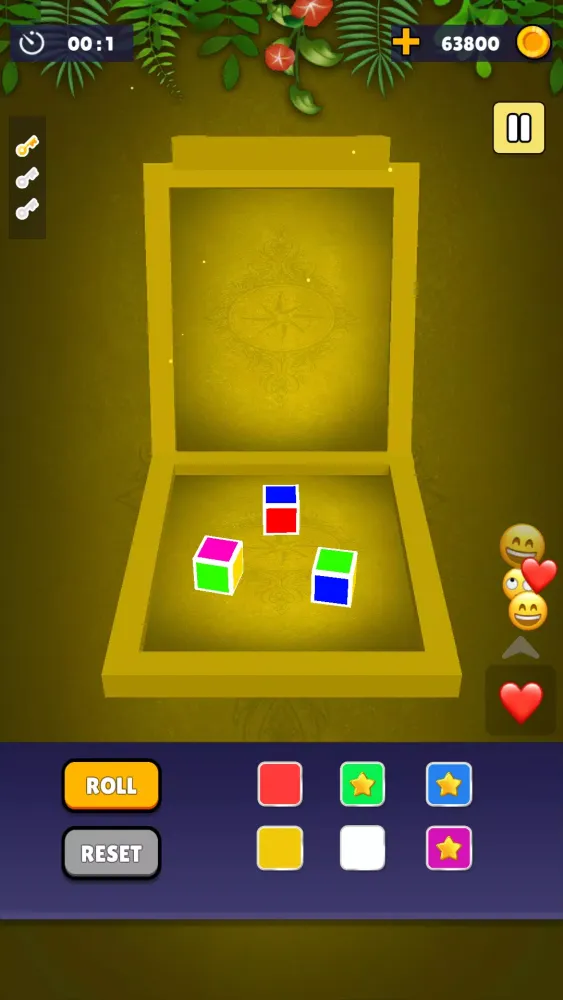 3D Perya Color Game Simulation Screenshots