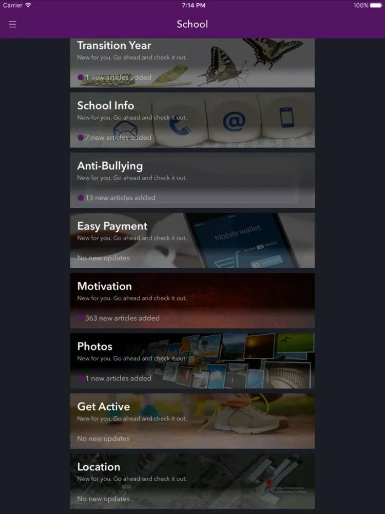 Скриншоты Le Chéile Secondary School iPad 