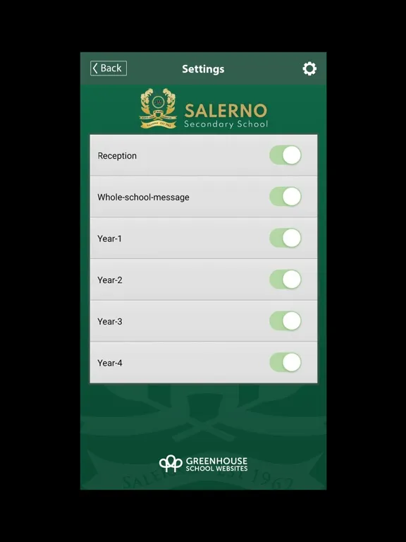 Salerno Secondary School iPad  سکرین شاٹس