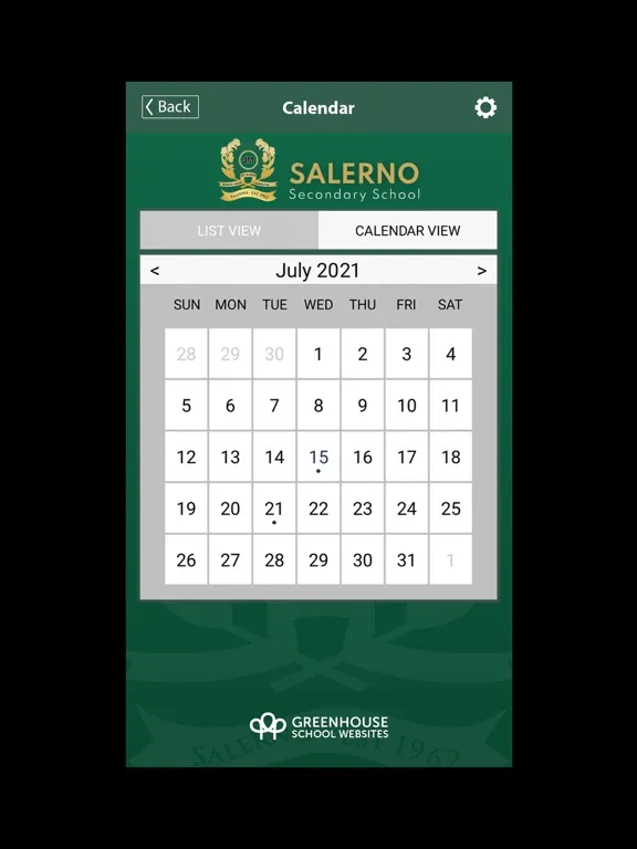 Salerno Secondary School iPad  سکرین شاٹس