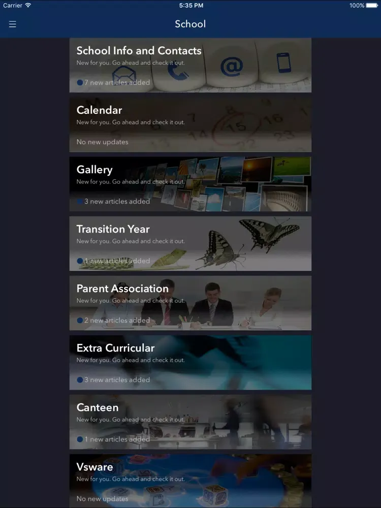 Scoil Chríost Rí, Portlaoise iPad  Screenshots