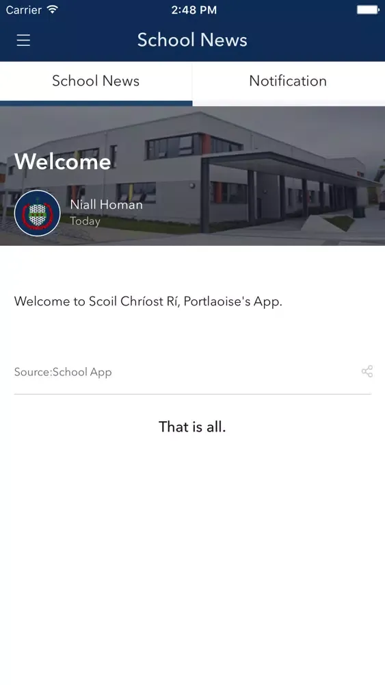 Scoil Chríost Rí, Portlaoise Screenshots