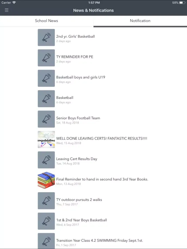 Skibbereen Community School iPad  سکرین شاٹس