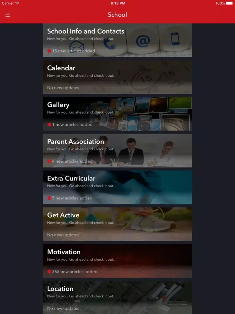 Скриншоты Unique Junior School iPad 