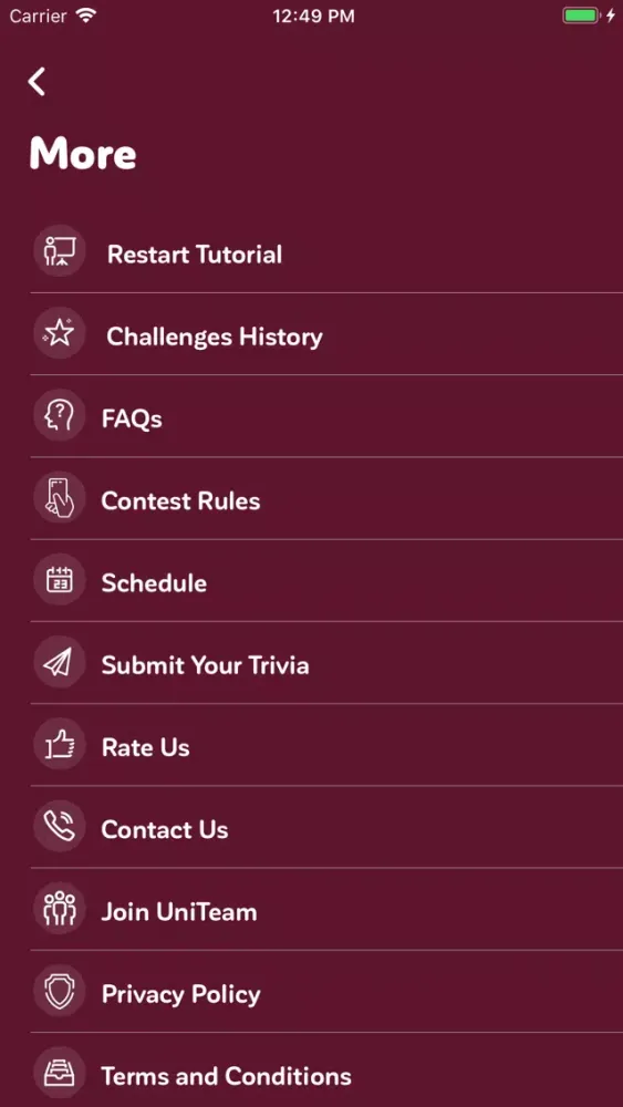 UniQuiz 스크린샷