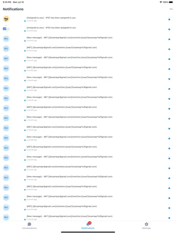 Unirsal iPad  Screenshots