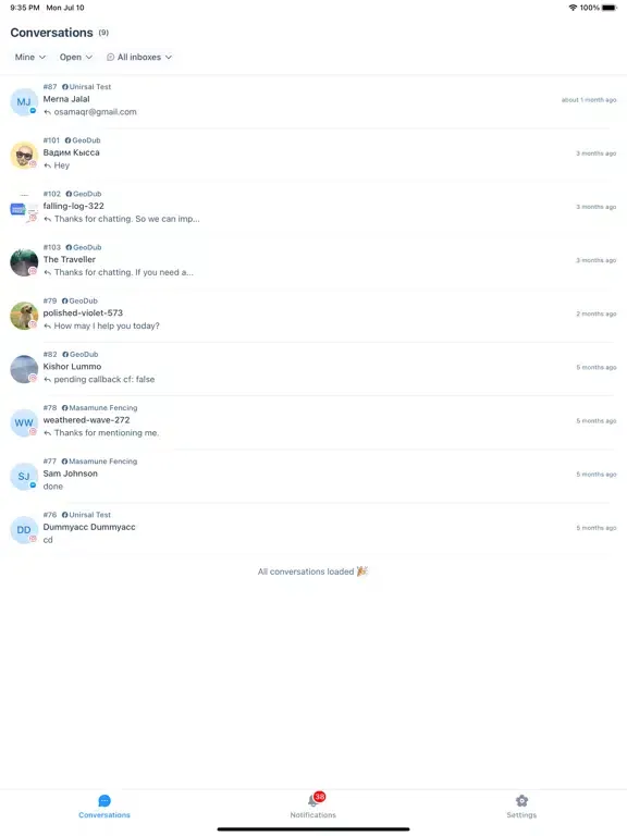 Unirsal iPad  Screenshots