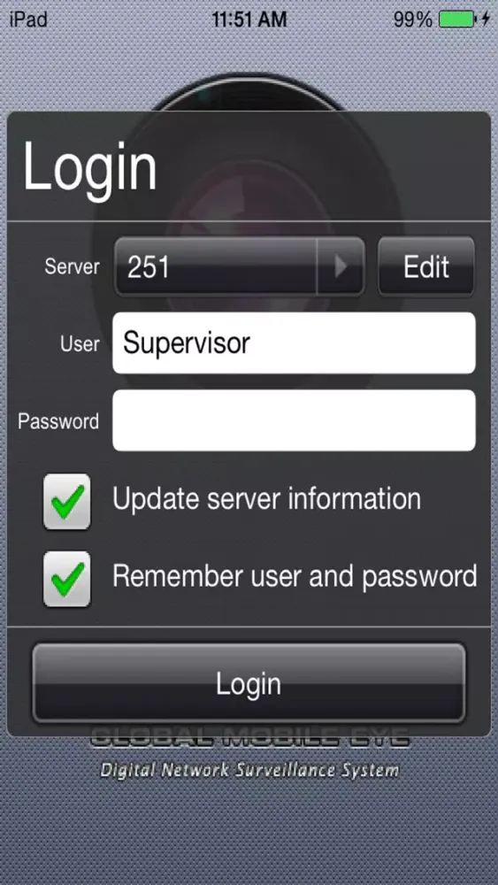 Tangkapan layar TCM Client Pro