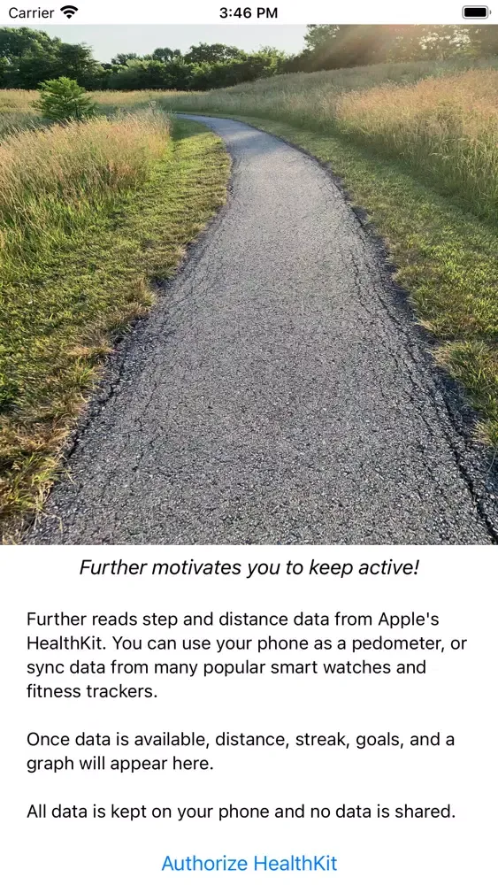 Further: Set a goal and go! スクリーンショット