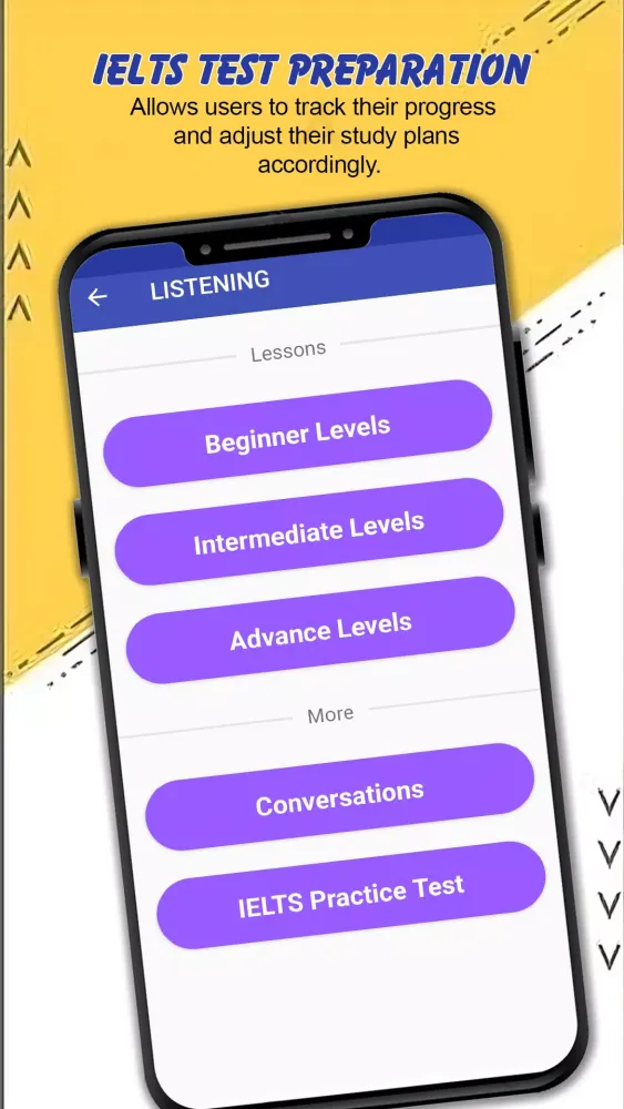 IELTS Test Preparation Guide Screenshots