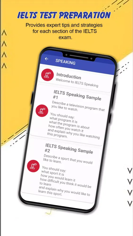 IELTS Test Preparation Guide Screenshots