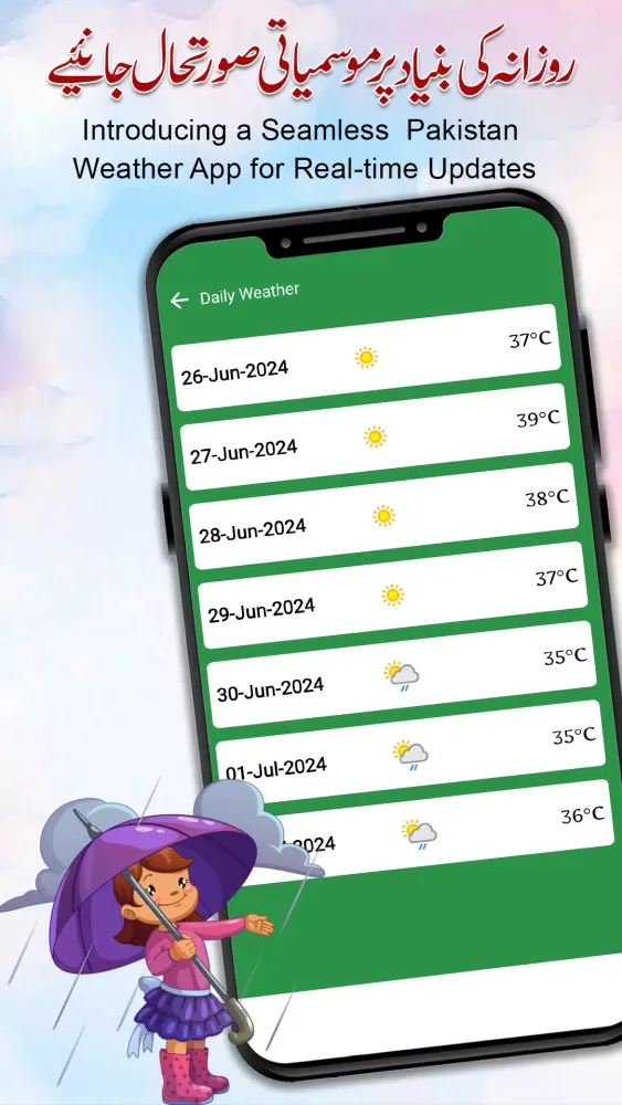 Capturas de tela do Pakistan Weather Forecast 2024