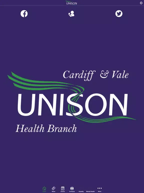 Cardiff & Vale Unison iPad  스크린샷