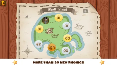 Tangkapan layar Pirate Phonics 2 : Kids learn to read!