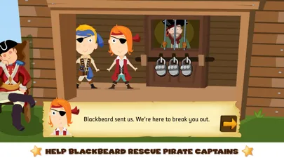 Tangkapan layar Pirate Phonics 2 : Kids learn to read!