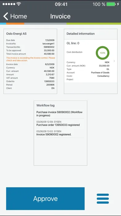 Capturas de pantalla de Unit4 Tasks