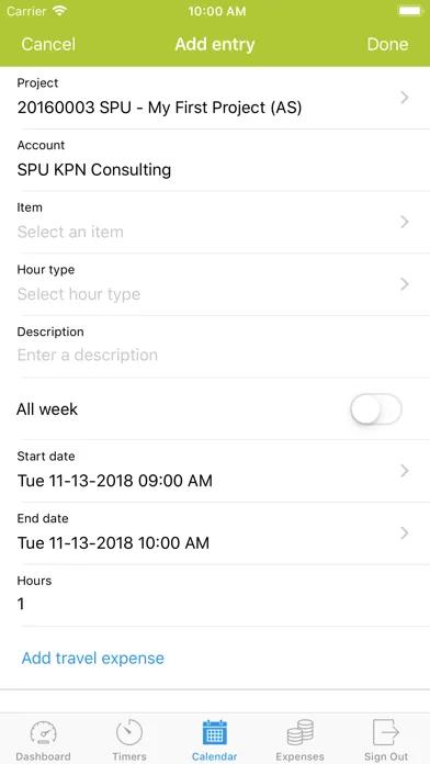 UNIT4 PSA Mobile स्क्रीनशॉट