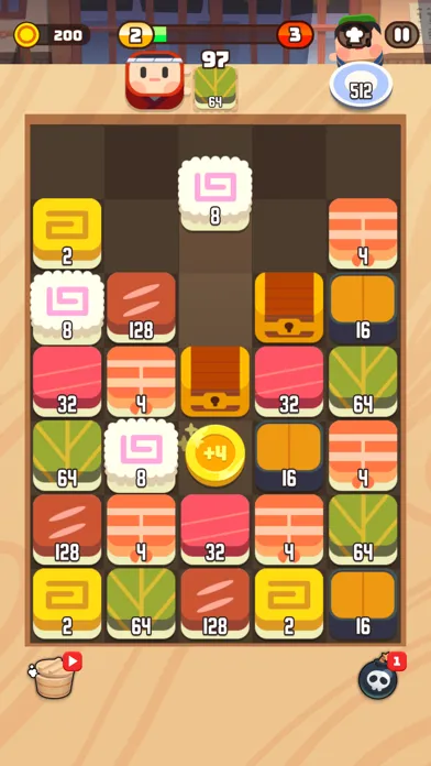 Sushi Drop : Merge Puzzle Ekran Görüntüleri