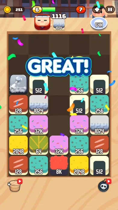 Sushi Drop : Merge Puzzle Ekran Görüntüleri