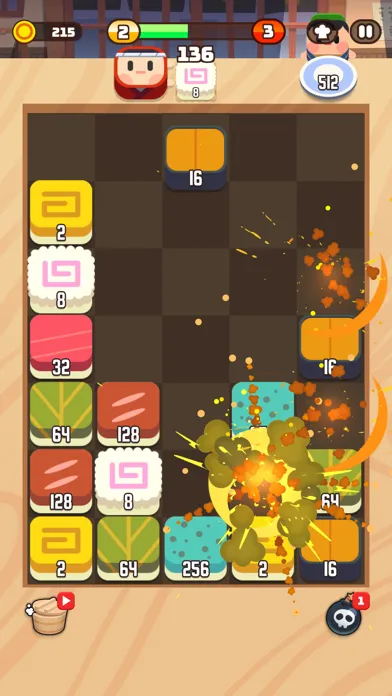 Sushi Drop : Merge Puzzle Ekran Görüntüleri
