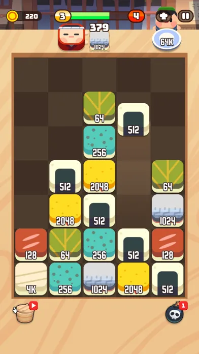 Sushi Drop : Merge Puzzle Ekran Görüntüleri