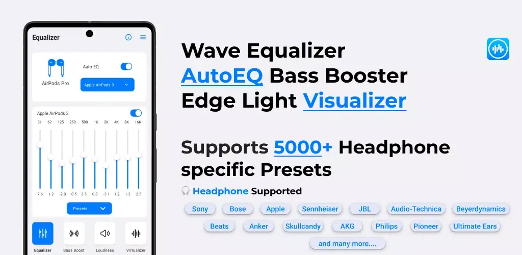 Wave Equalizer FX-Bass Booster Screenshots