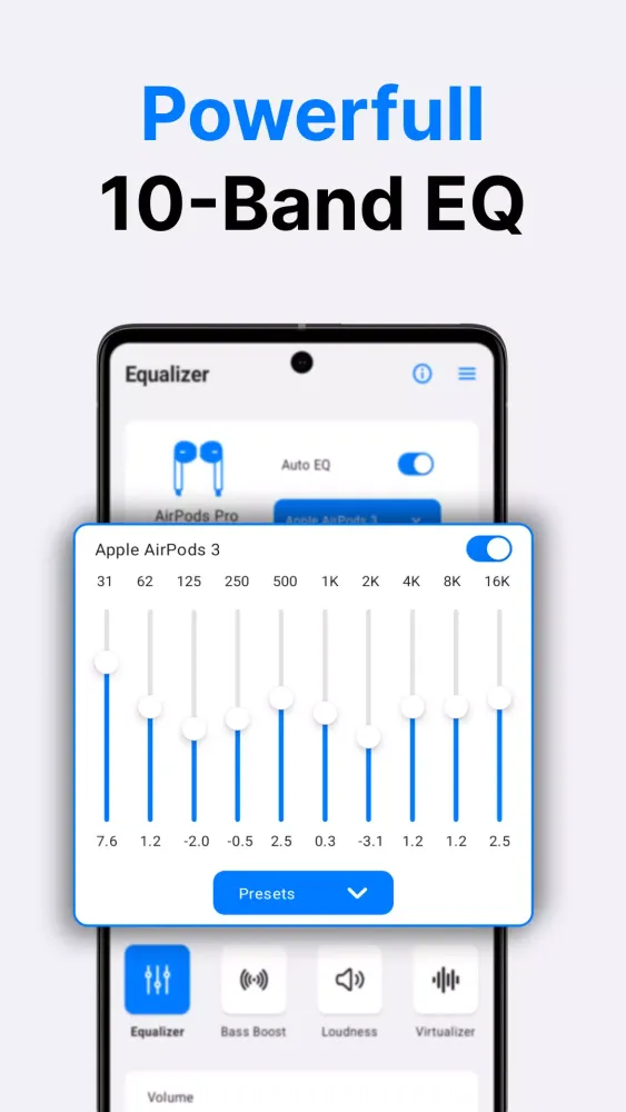 Wave Equalizer FX-Bass Booster Screenshots