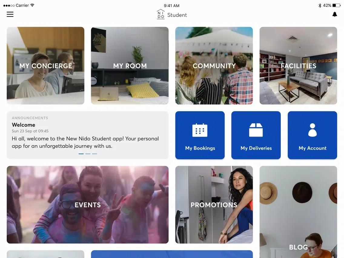 Capturas de pantalla de Nido Student iPad 