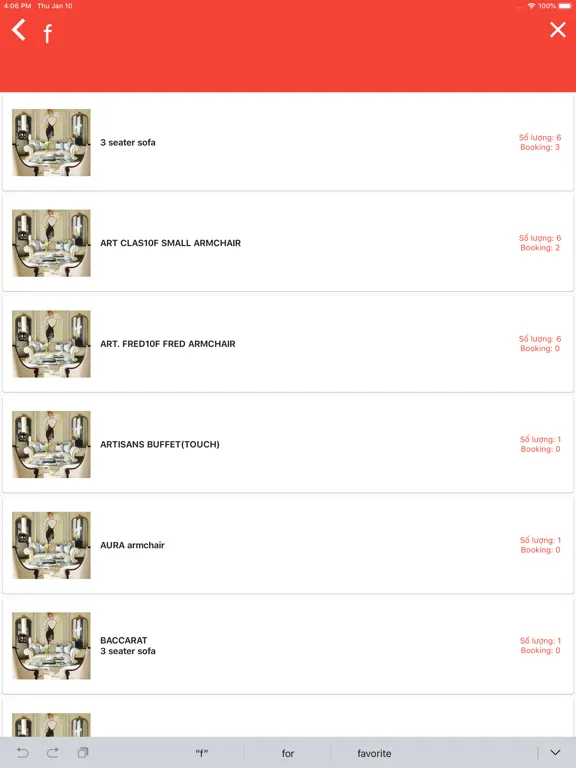 CDC Procurement iPad  Screenshots