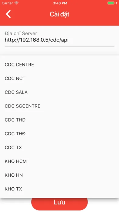 CDC Procurement Screenshots