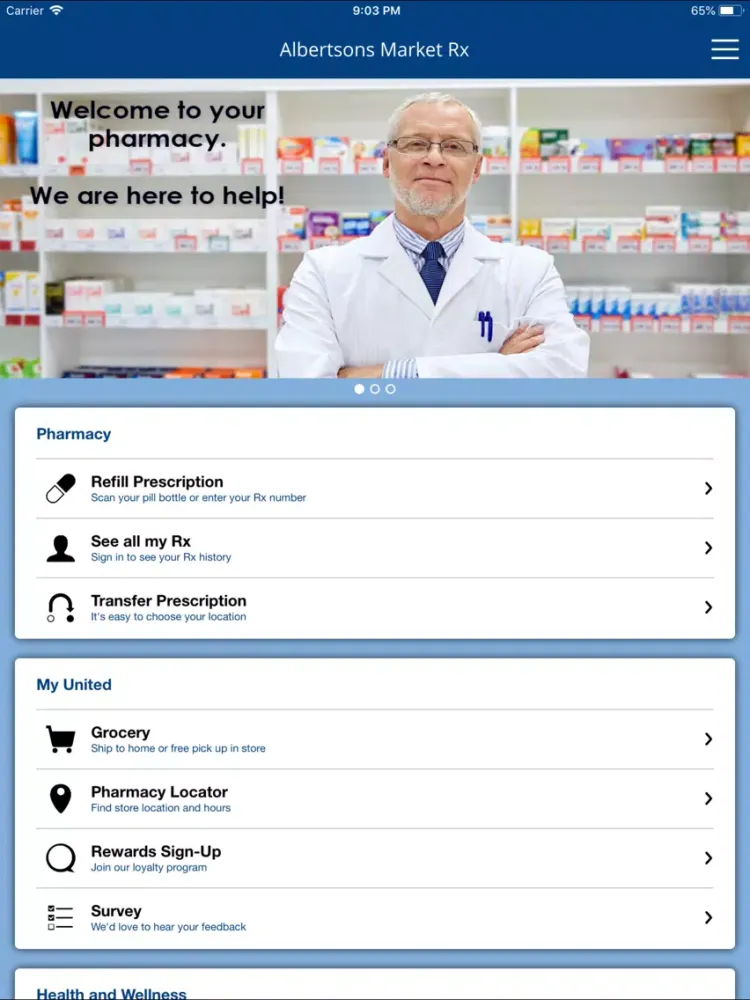 صور Albertsons Market Rx iPad 